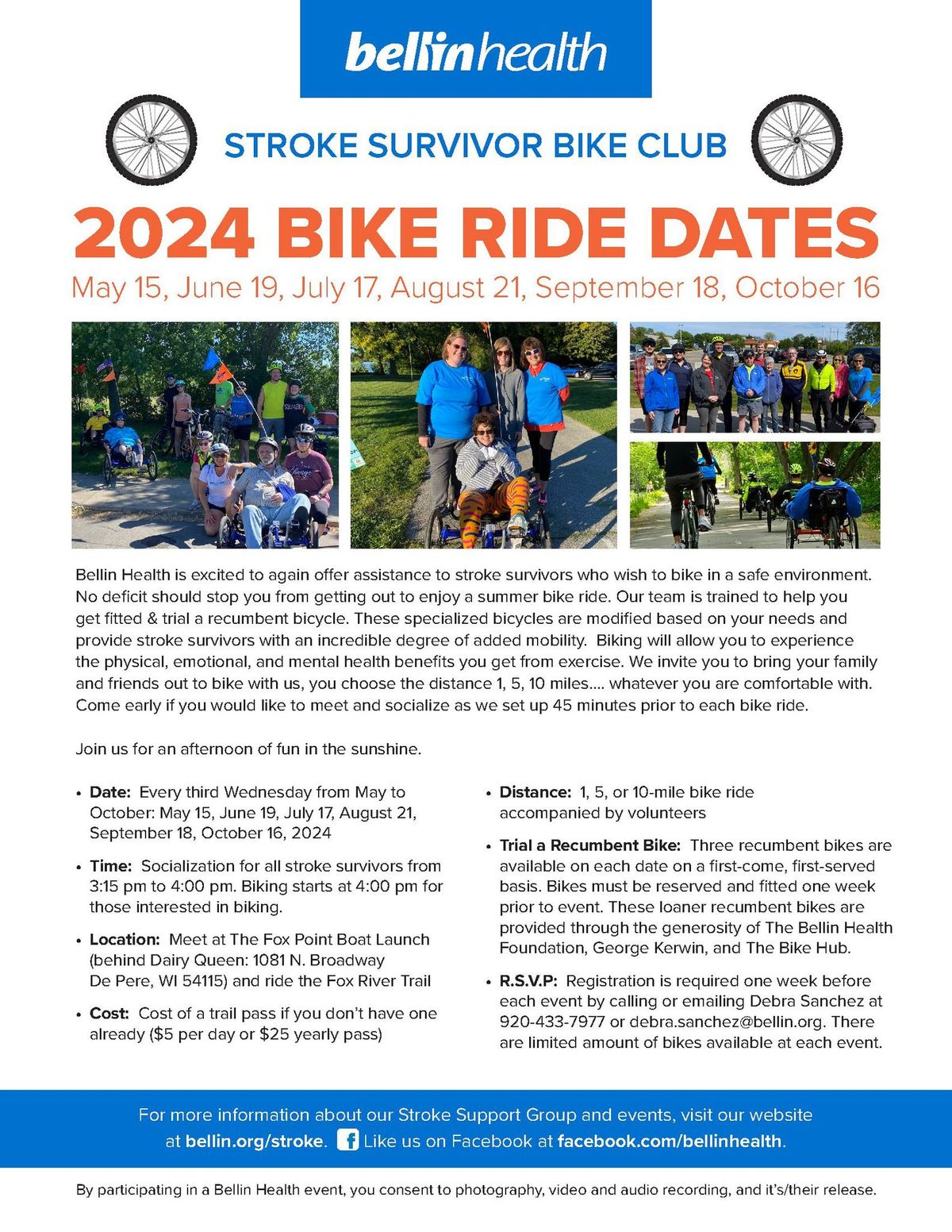 2024 Stroke Survivor Bike Club