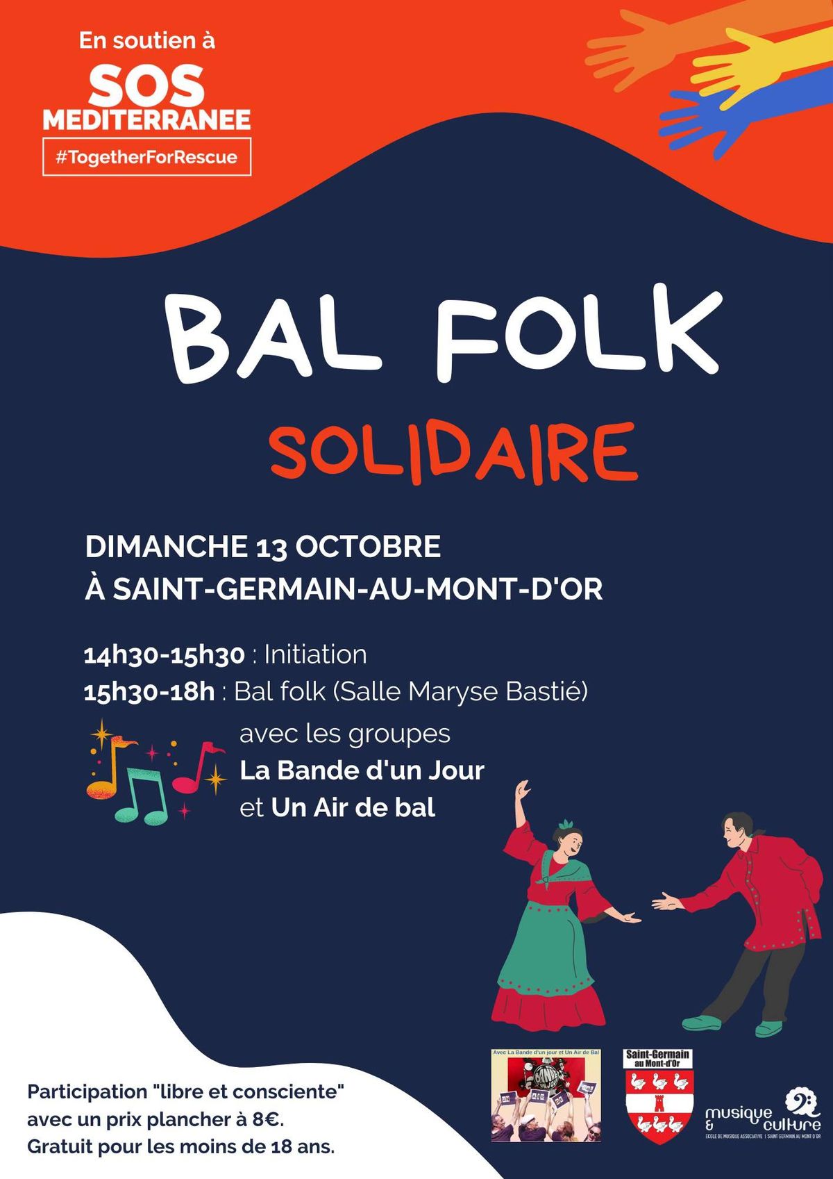 Bal Folk Soutien SOS M\u00e9diterrann\u00e9e