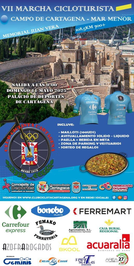 VII Marcha Cicloturista Campo de Cartagena Mar Menor - Memorial Juan Vera