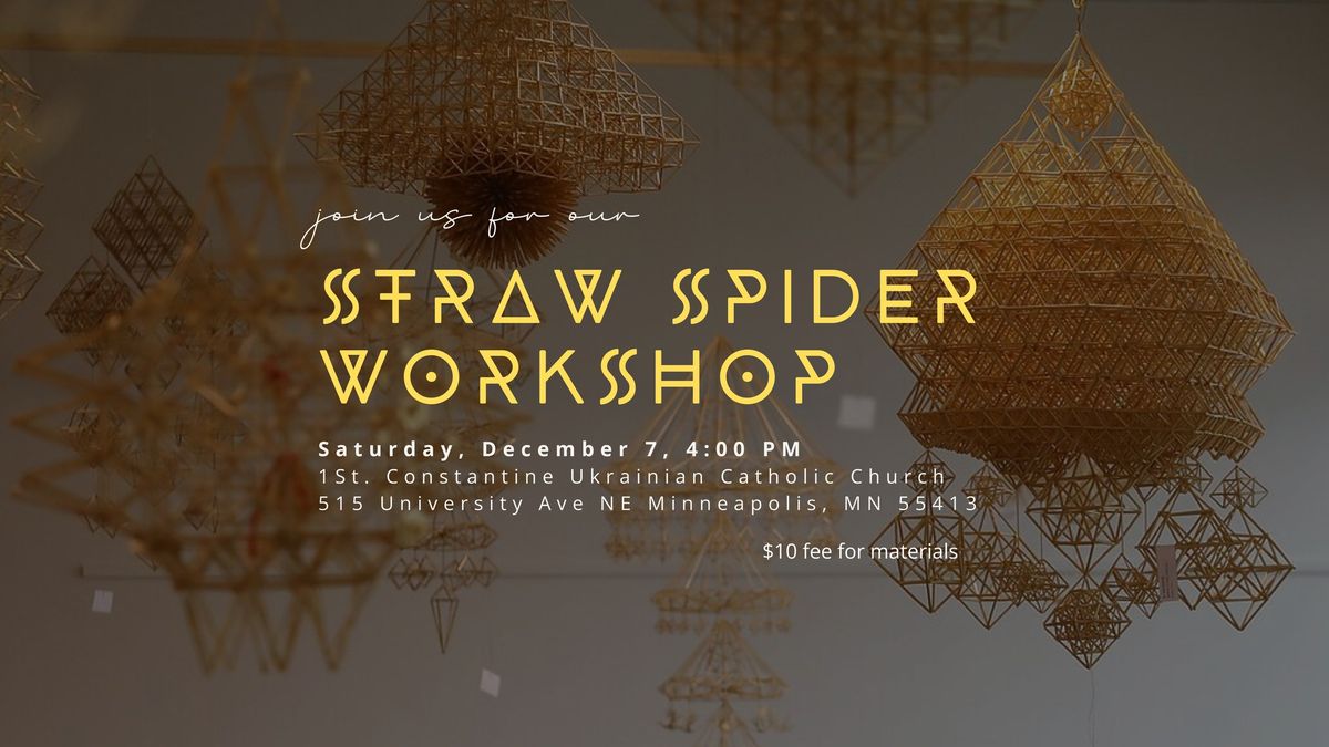 Christmas Spider Workshop - \u0420\u0456\u0437\u0434\u0432\u044f\u043d\u0438\u0439 \u041f\u0430\u0432\u0443\u043a \u041c\u0430\u0439\u0441\u0442\u0435\u0440-\u041a\u043b\u0430\u0441