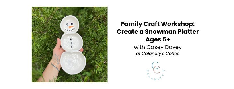 Create a Snowman Platter