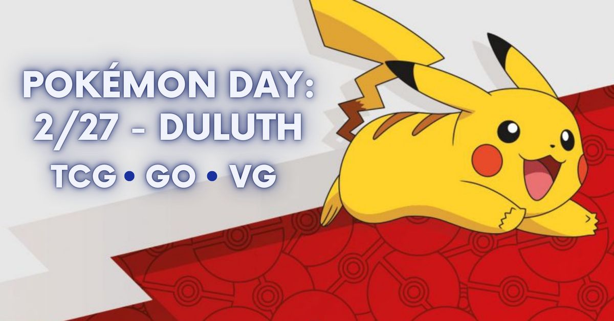 Pok\u00e9mon Day - VGC \/ GO \/ TCG