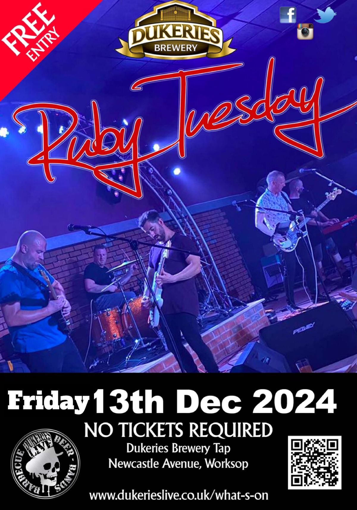 FREE ENTRY | RUBY TUESDAY 