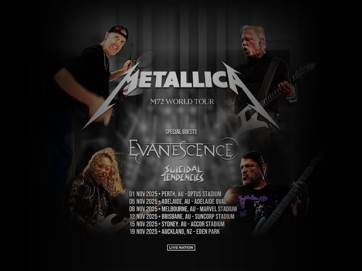 Metallica Melbourne Tickets