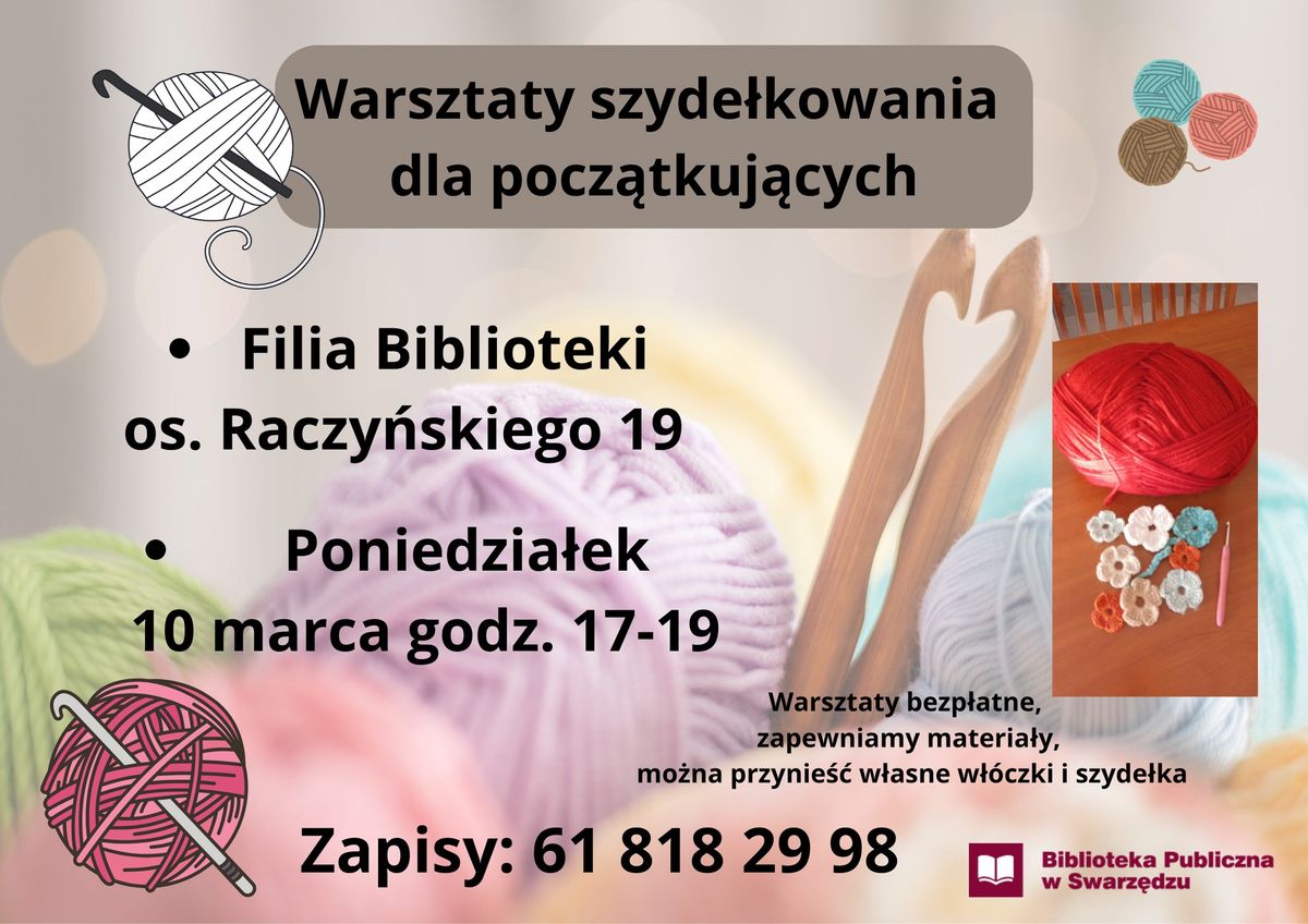 Warsztaty szyde\u0142kowania dla pocz\u0105tkuj\u0105cych