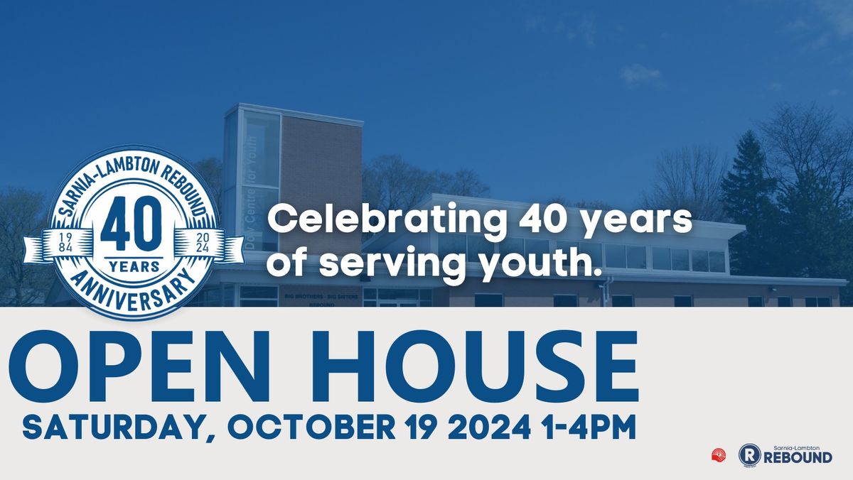 Sarnia-Lambton Rebound Open House 40th Anniversary Celebration