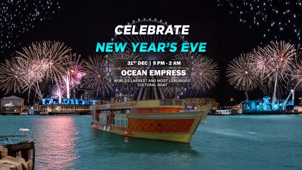 The Ocean Empress Yacht New Year's Eve 2026