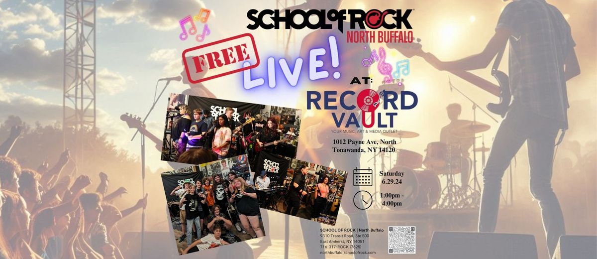 School of Rock North Buffalo at Record Vault