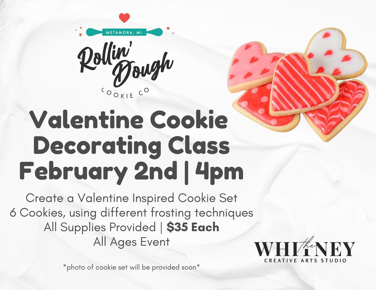 Valentine Cookie Decorating Class 