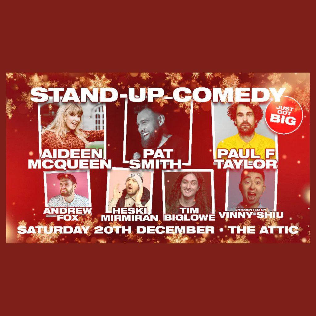 Southampton Stand Up Comedy Near me just got BIG Christmas Speci