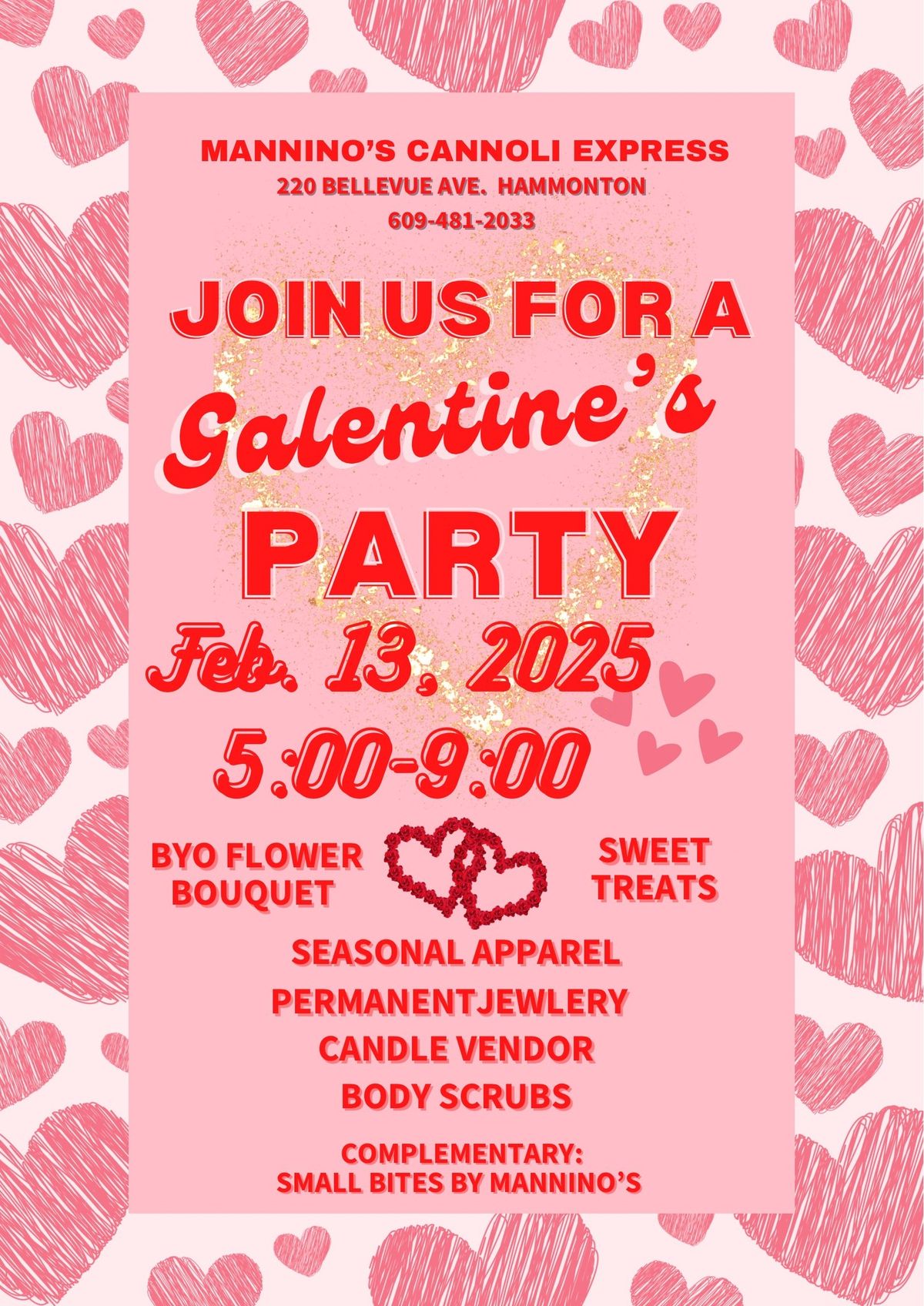 Galentine\u2019s Bash at Mannino\u2019s 