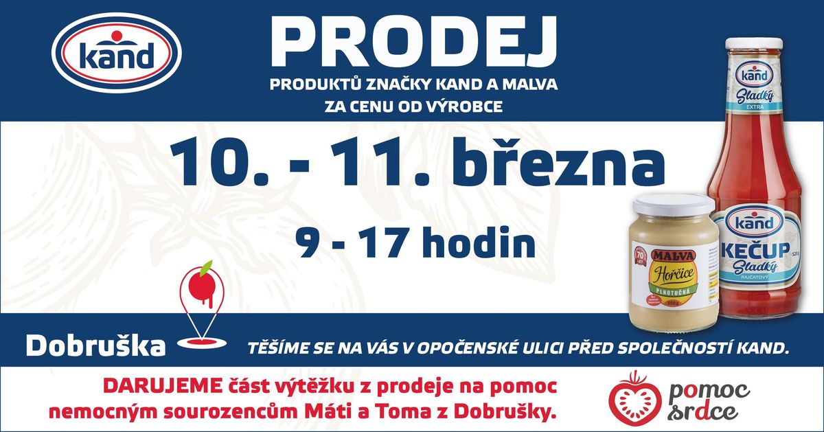 Prodejn\u00ed dny Dobru\u0161ka 10. - 11. b\u0159ezna 2025