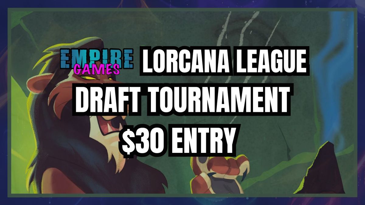 Empire Games Lorcana Booster Draft