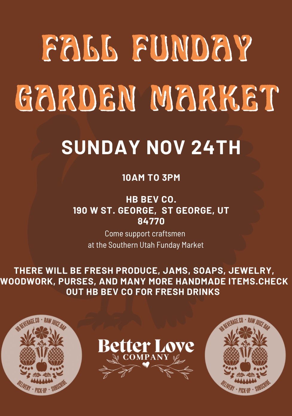 November\u2019s LAST Fall Market! Southern Utah Funday Market 