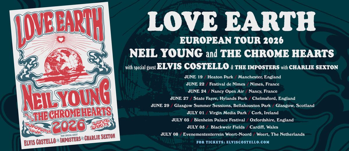 Neil Young & The Chrome Hearts - Glasgow Summer Sessions Tickets