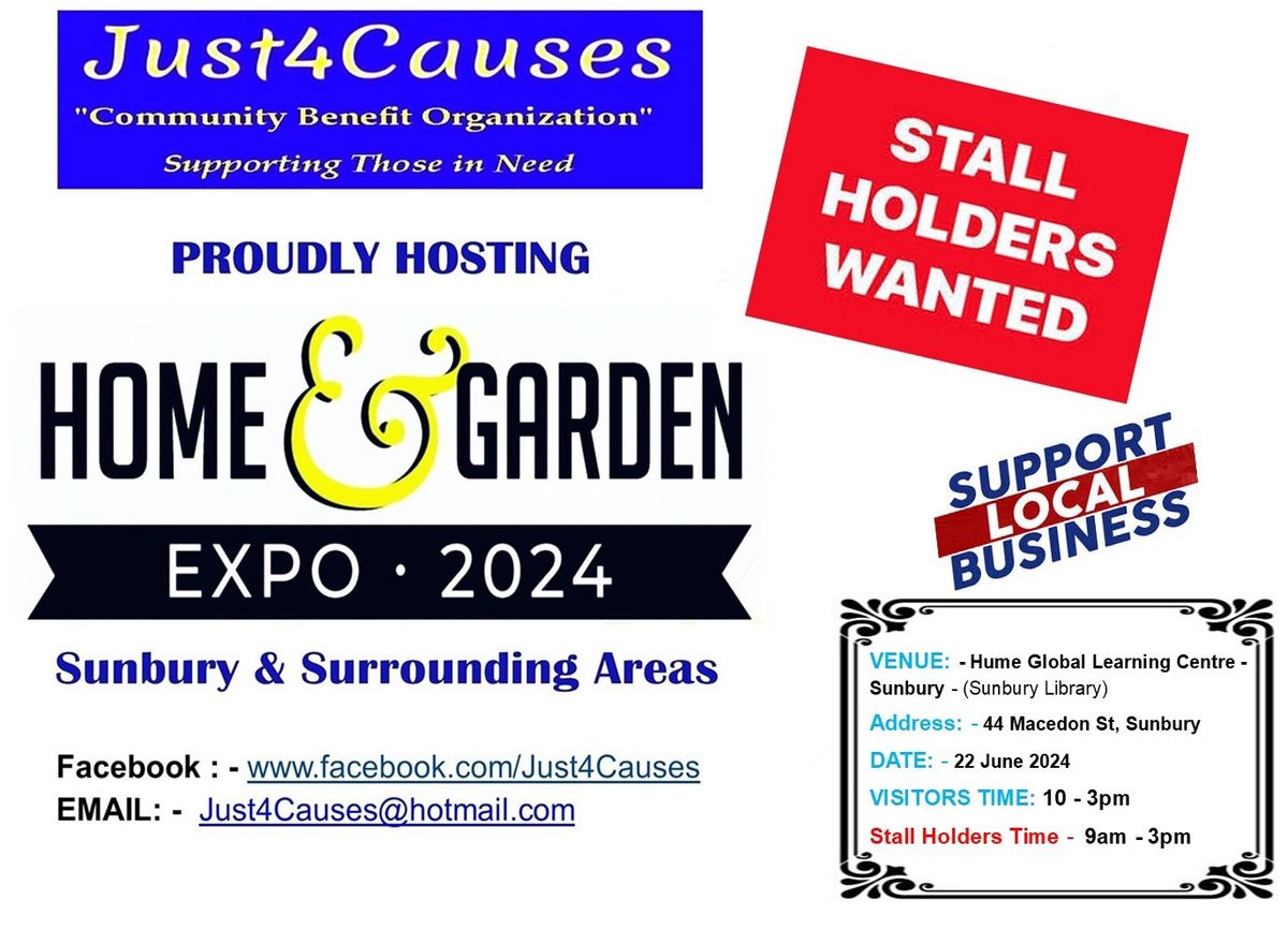 Just4Causes - Sunbury & Surrounds Home & Garden EXPO