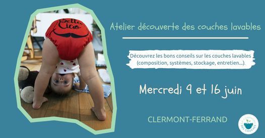 Atelier Decouverte Des Couches Lavables Aigocafe Clermont Ferrand 9 June 21