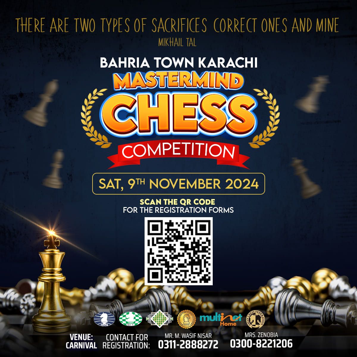 Bahria Town Karachi Mastermind Chess Championship 2024