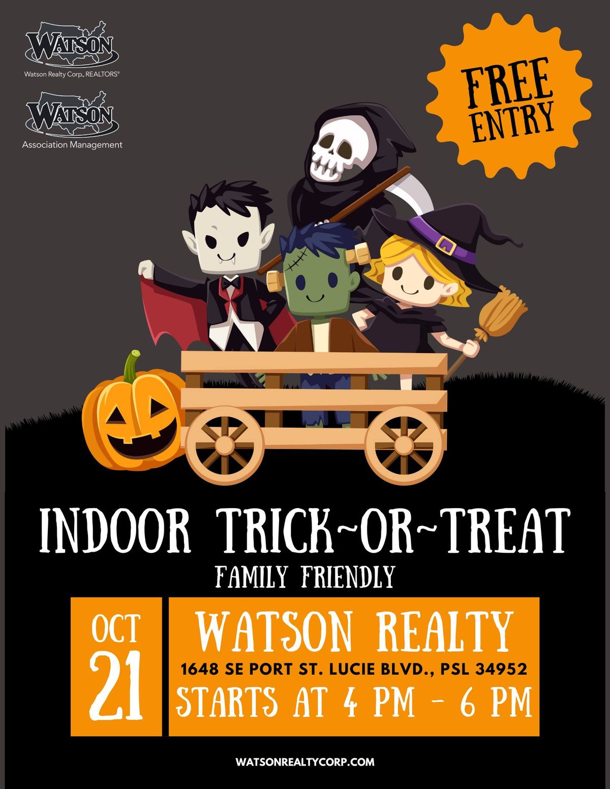 Watson Realty Trick~OR~Treat \ud83c\udf83\ud83c\udf6c\ud83c\udf6d\ud83c\udf6b