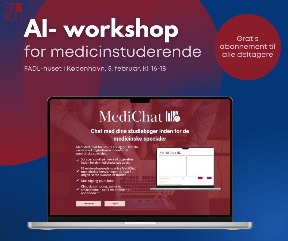 Gratis AI-workshop: Bliv klogere p\u00e5, hvordan AI kan hj\u00e6lpe dig under studiet