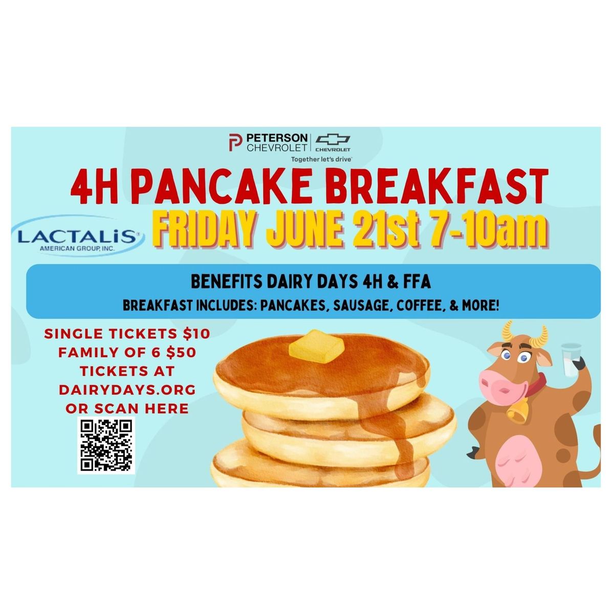 4 H Pancake Breakfast