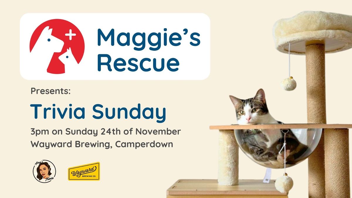 Maggie's Rescue Trivia Sunday!