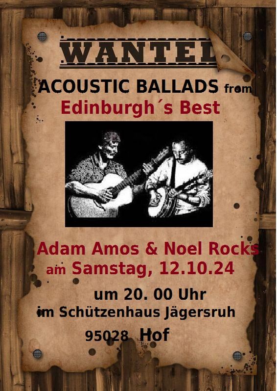 Live-Musik mit Edinburgh\u00b4s Best Songwriter Duo