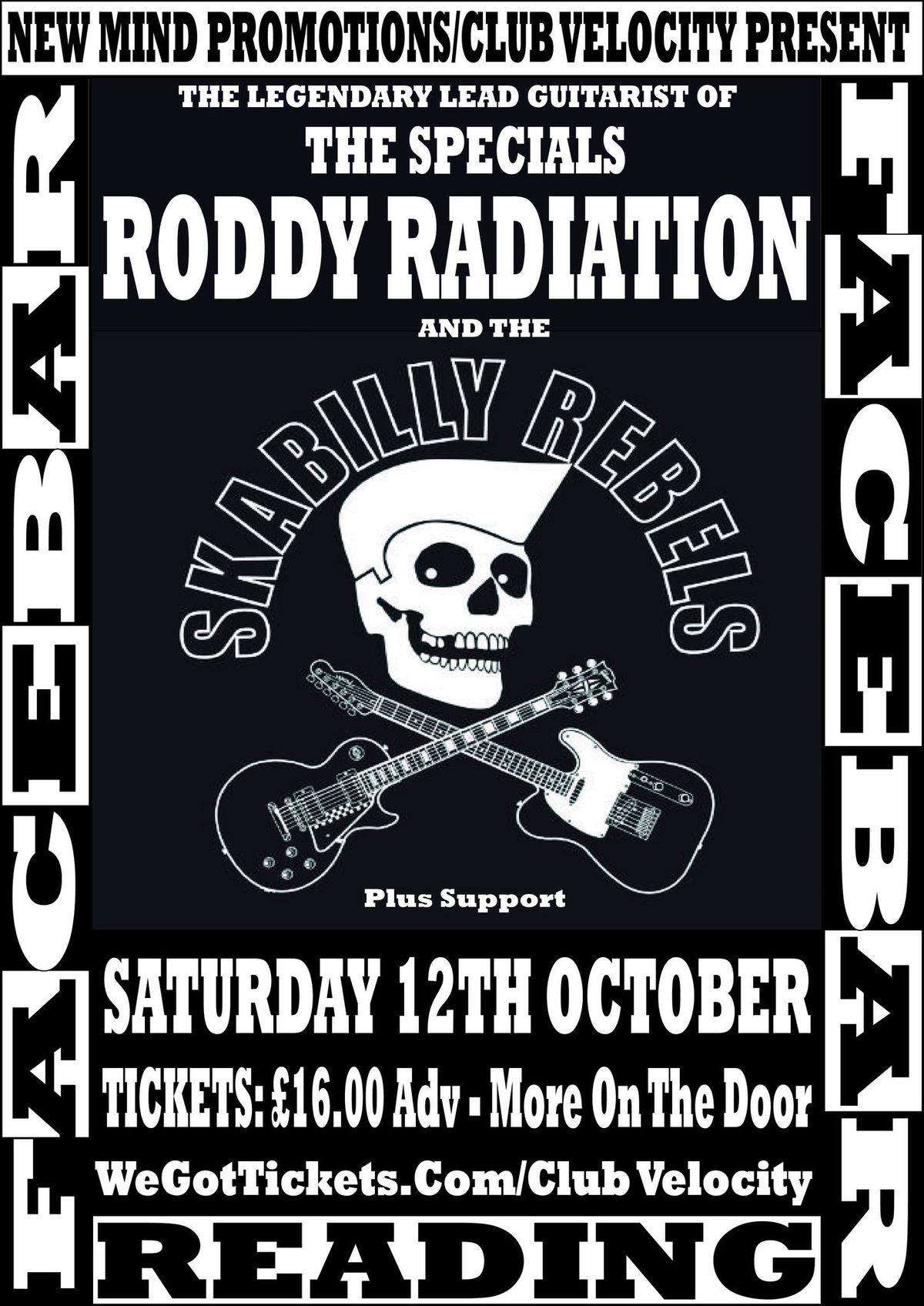 Club Velocity\/New Mind presents Roddy Radiation (The Specials) and the Skabilly Rebels\/The Tr5s