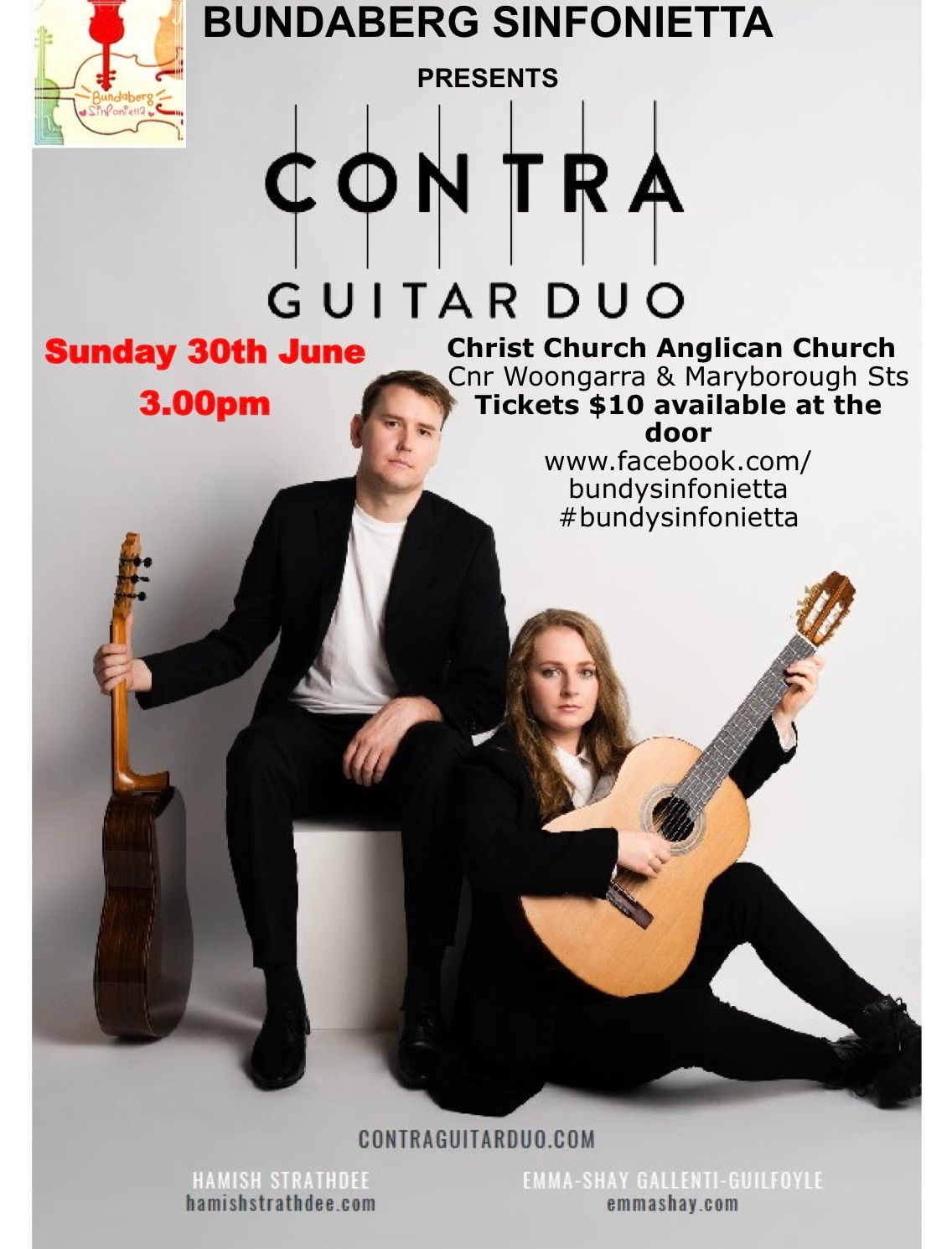 Contra Guitar Duo in Concert