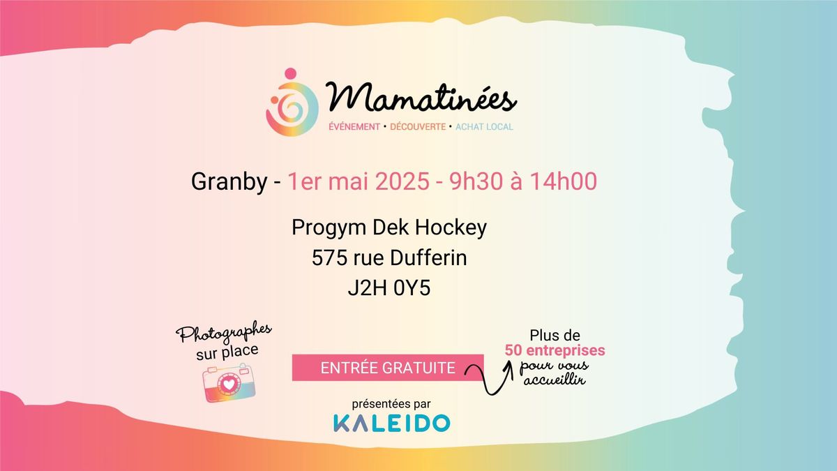 Mamatin\u00e9e Granby - 1er mai 2025