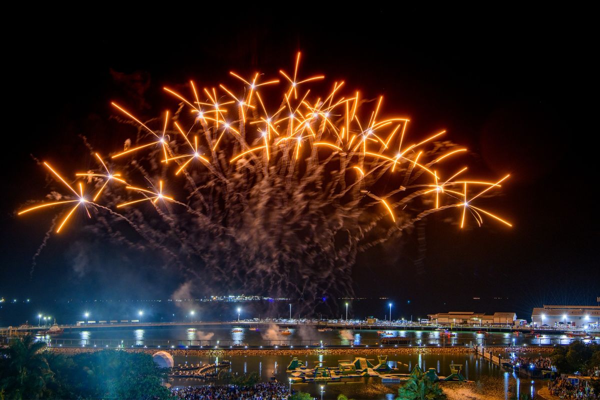 Fireworks at Darwin Waterfront
