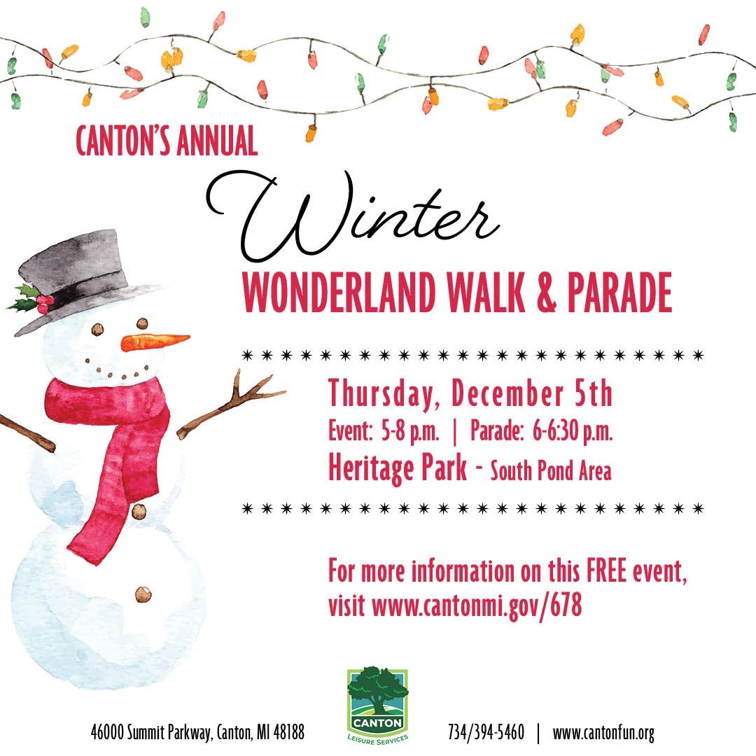 Winter Wonderland Walk & Parade! 