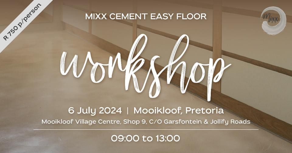 Mixx Cement Easy Floor Workshop