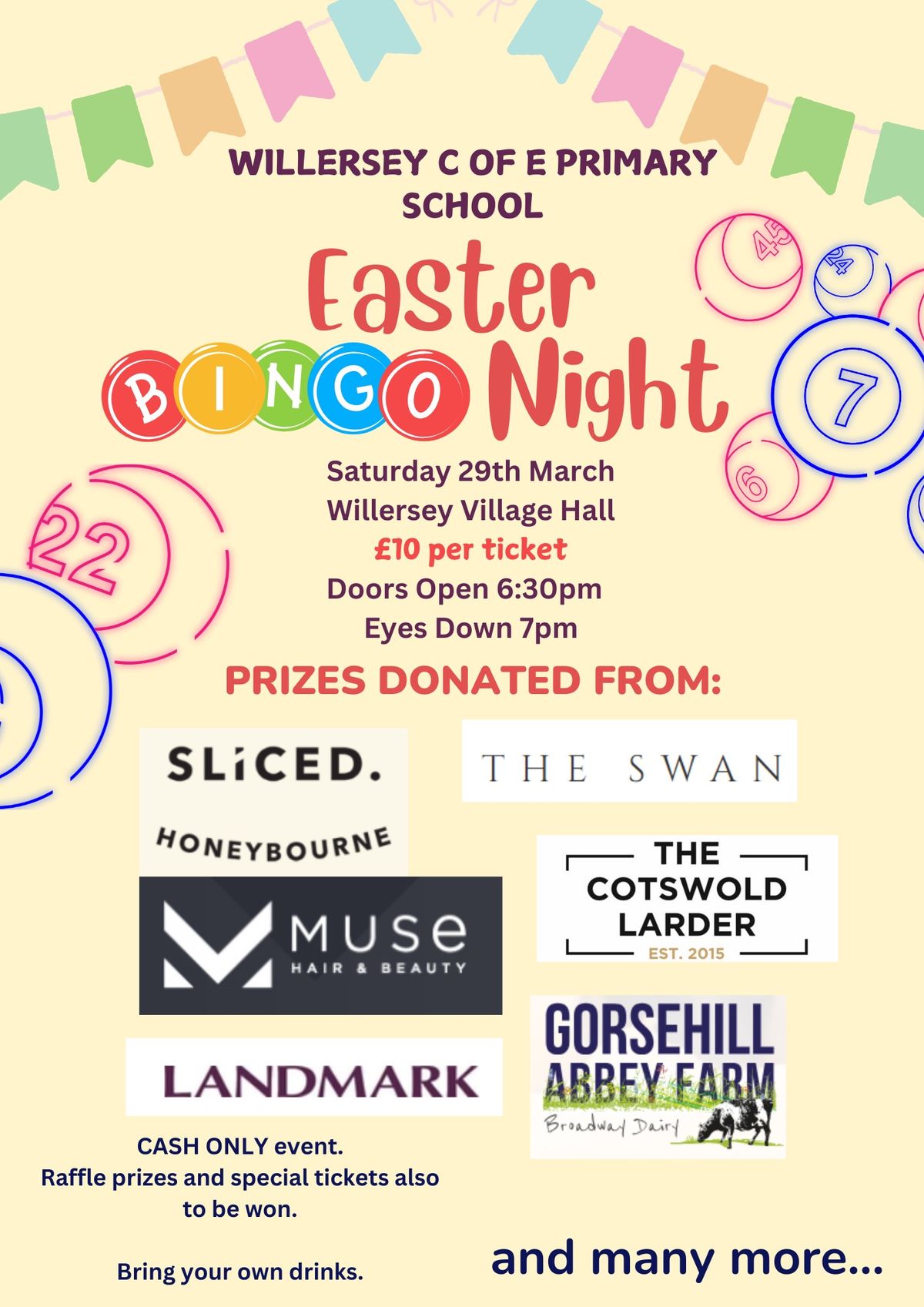 Willersey C of E Primary School EASTER BINGO