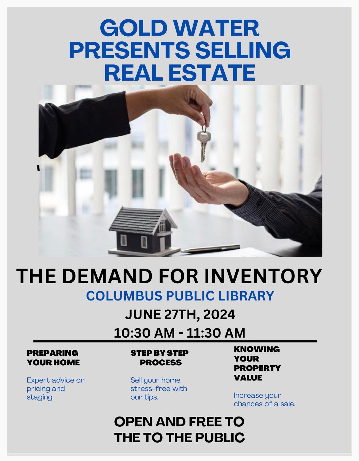 SELLING REAL ESTATE \u201cDemand For Inventory\u201d