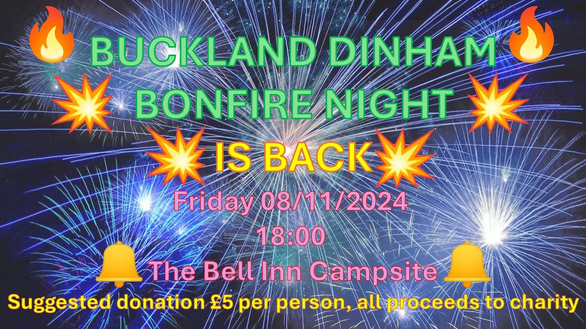 \ud83c\udf86BUCKLAND BONFIRE NIGHT\ud83c\udf87