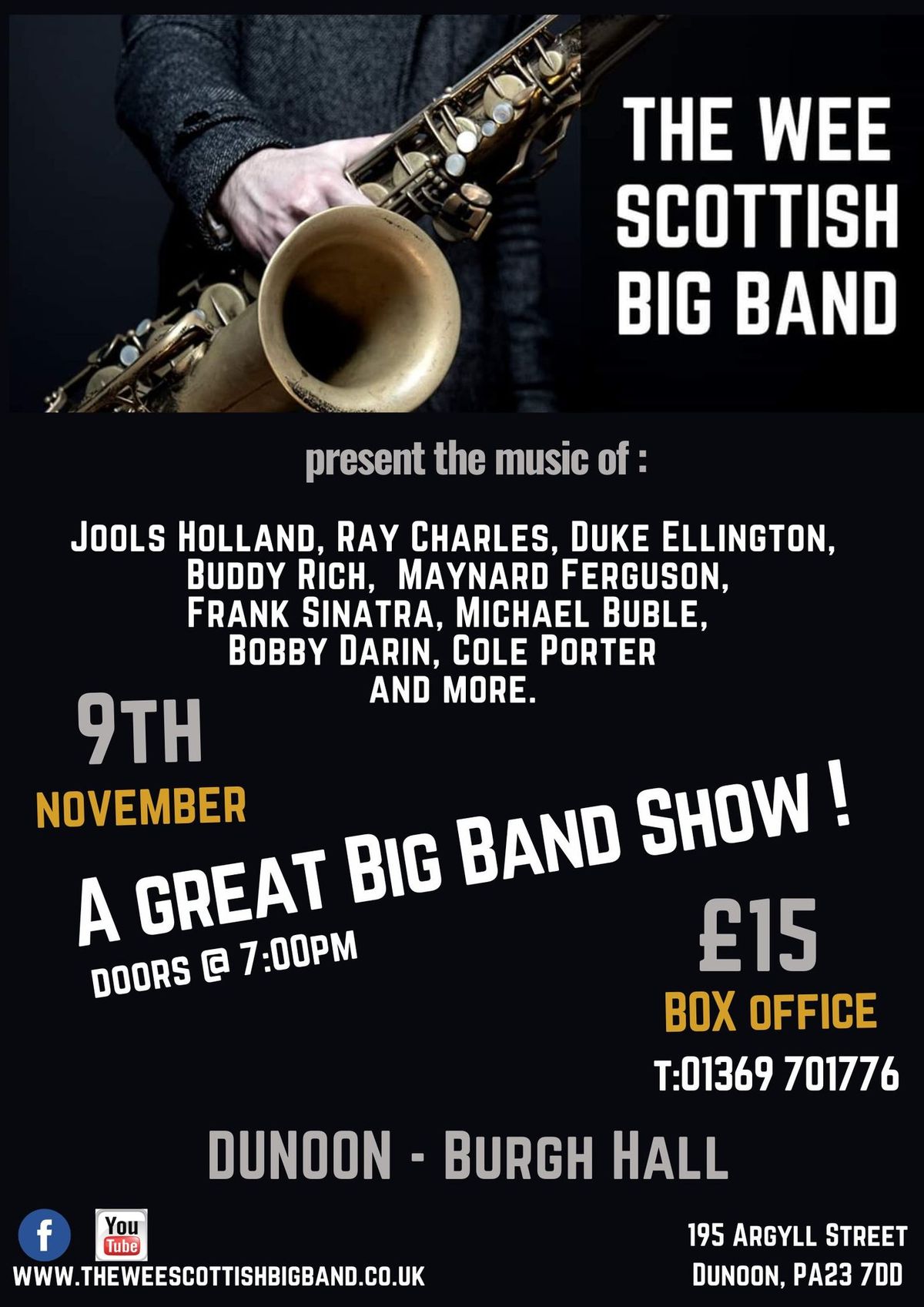 Wee Scottish Big Band Festive Season Celebration