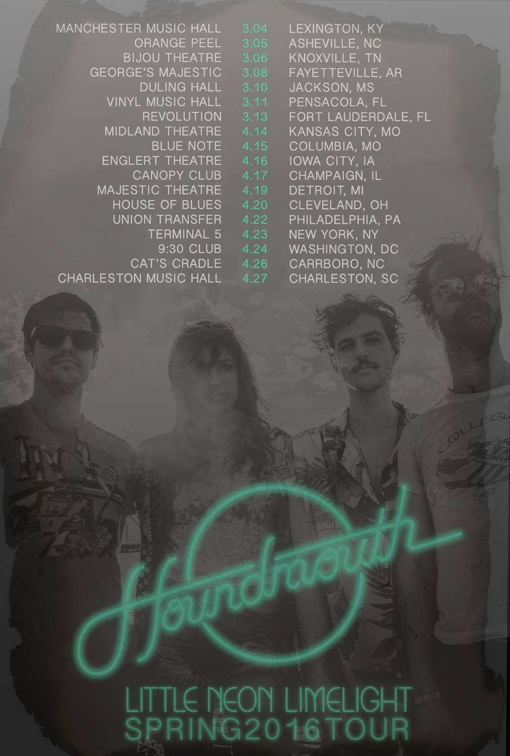 Houndmouth at Charleston Music Hall