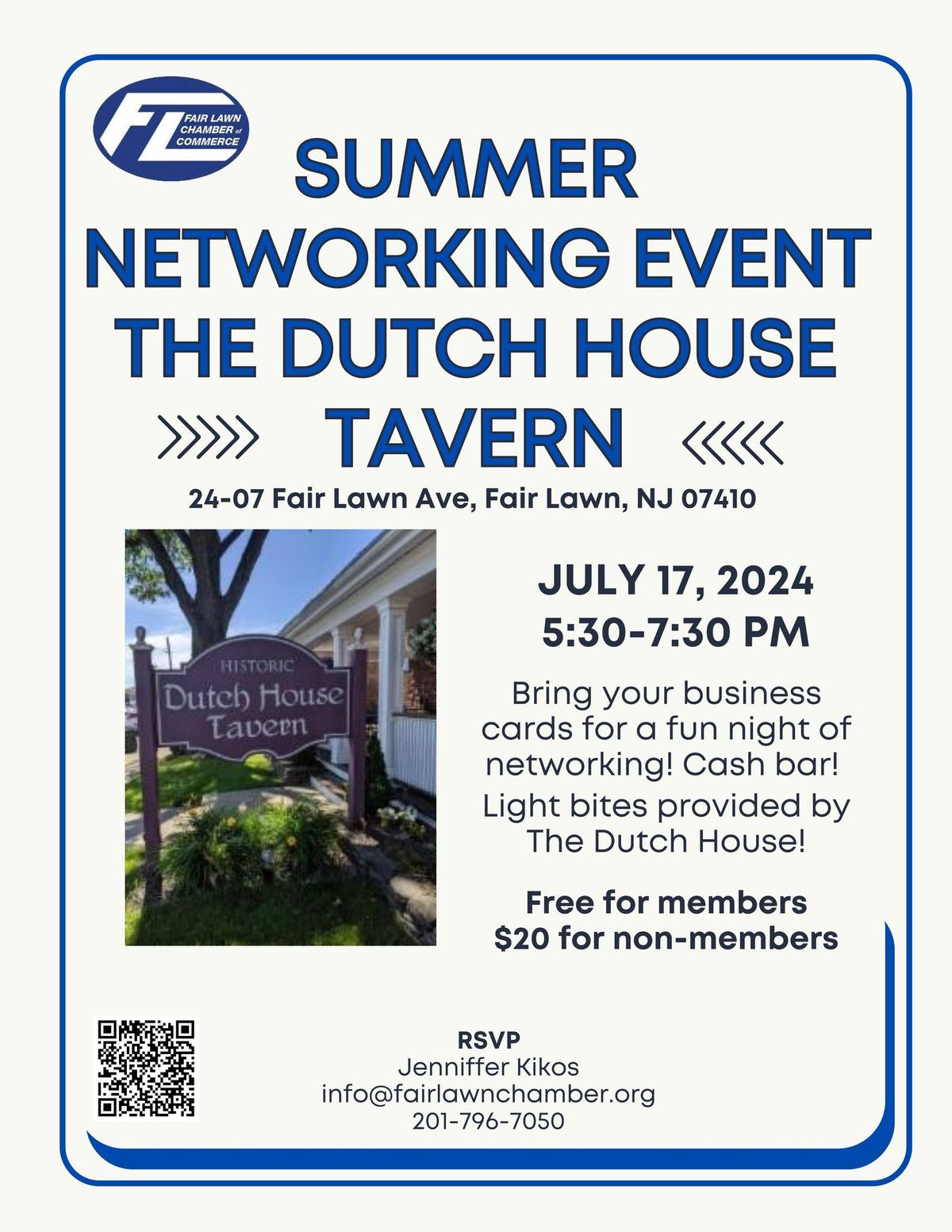 Summer Networking at the Dutch House Tavern