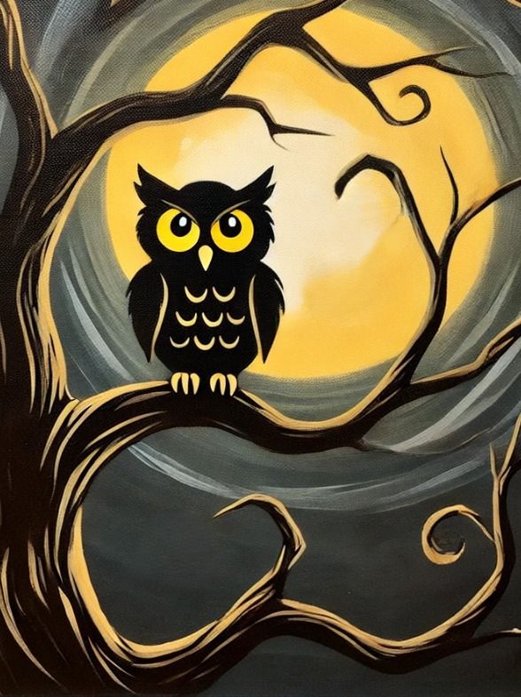 Sip & Paint: Mystic Owl