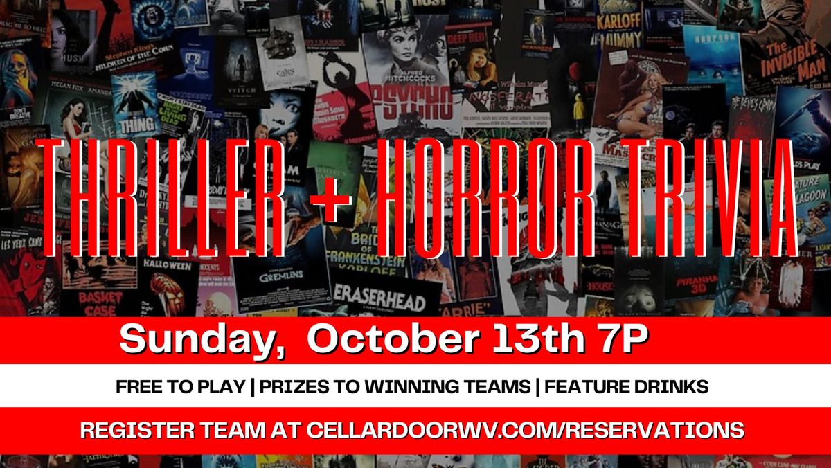 Thriller + Horror Trivia