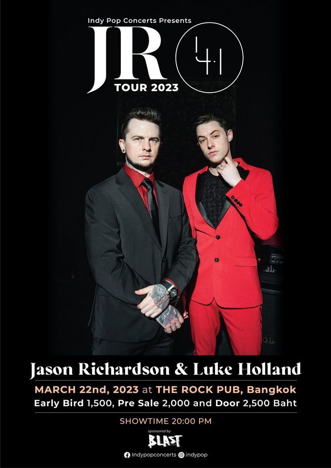 Jason Richardson & Luke Holland Asia Tour 2023 Live in Bangkok at The Rock Pub on March 22nd, 2023 