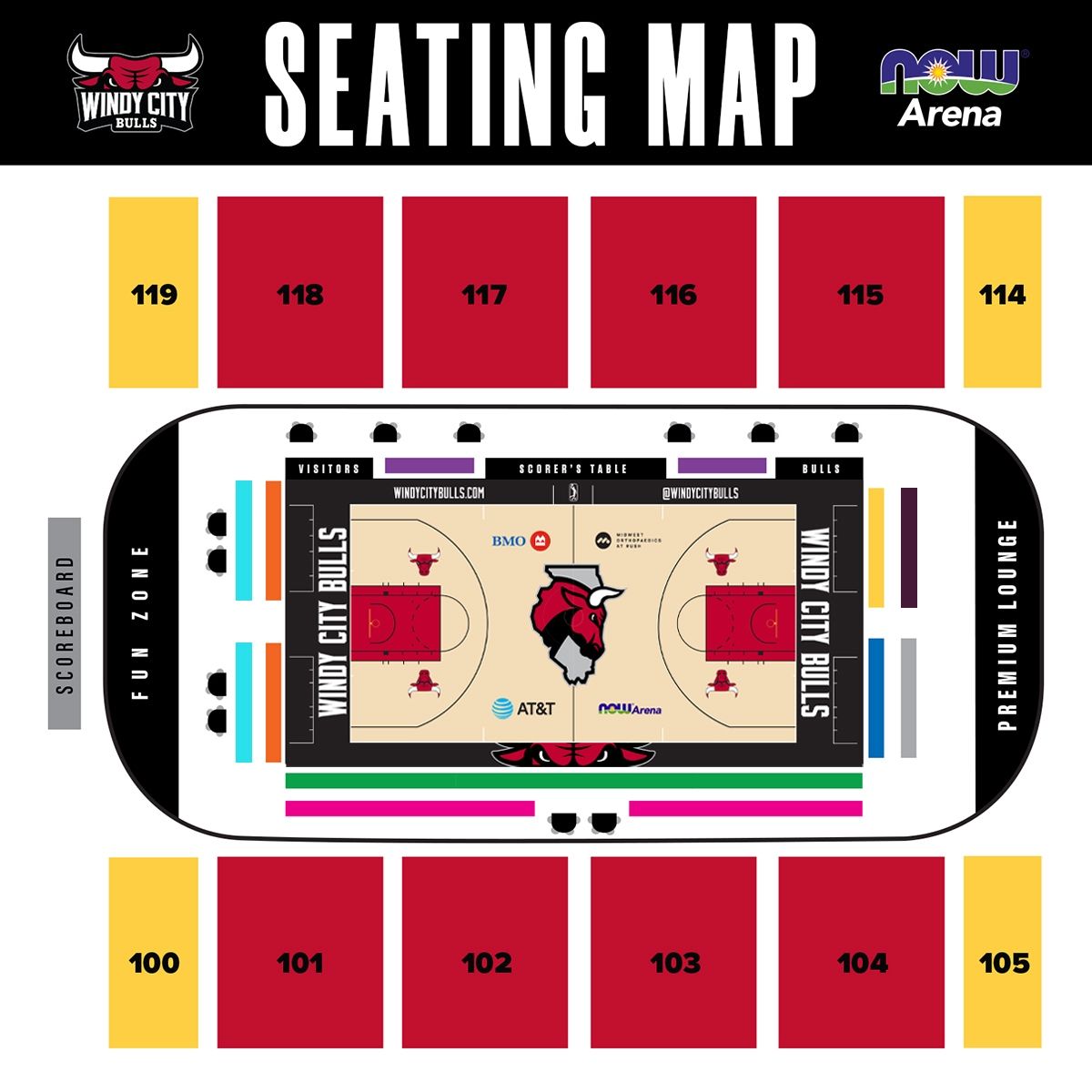 Windy City Bulls at Noblesville Boom at The Arena at Innovation Mile
