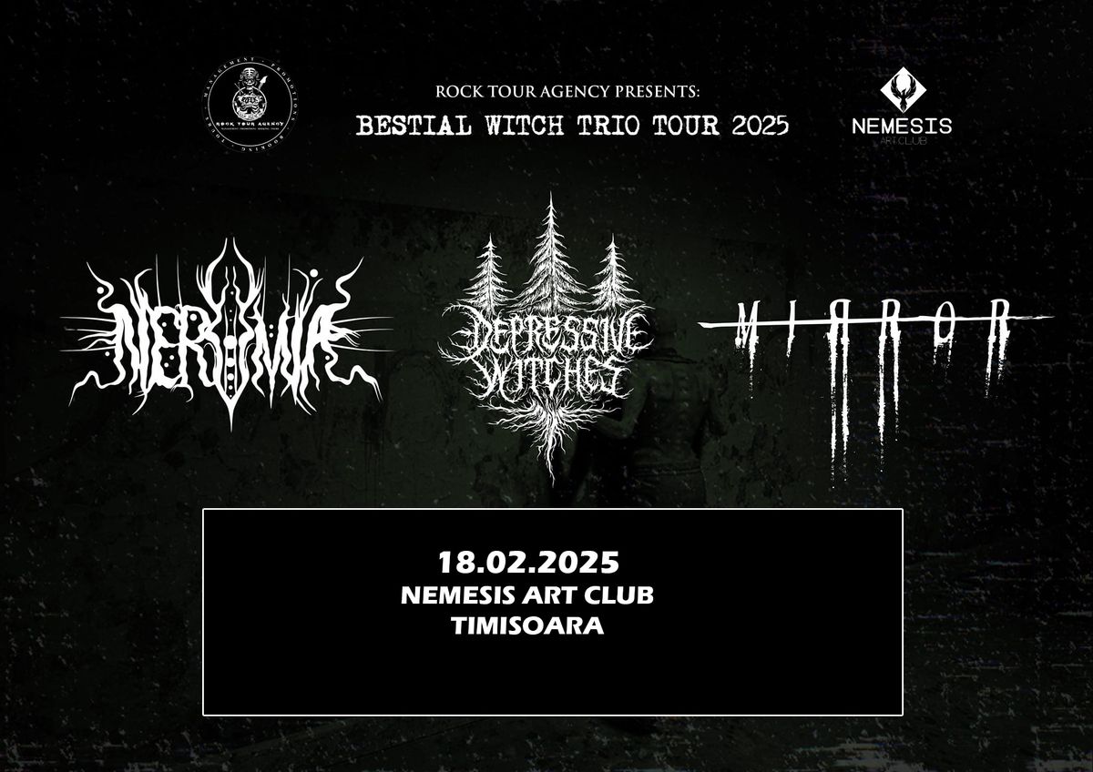 Bestial Witch Trio Tour 2025 - 18.02.2025. - Nemesis Art Club