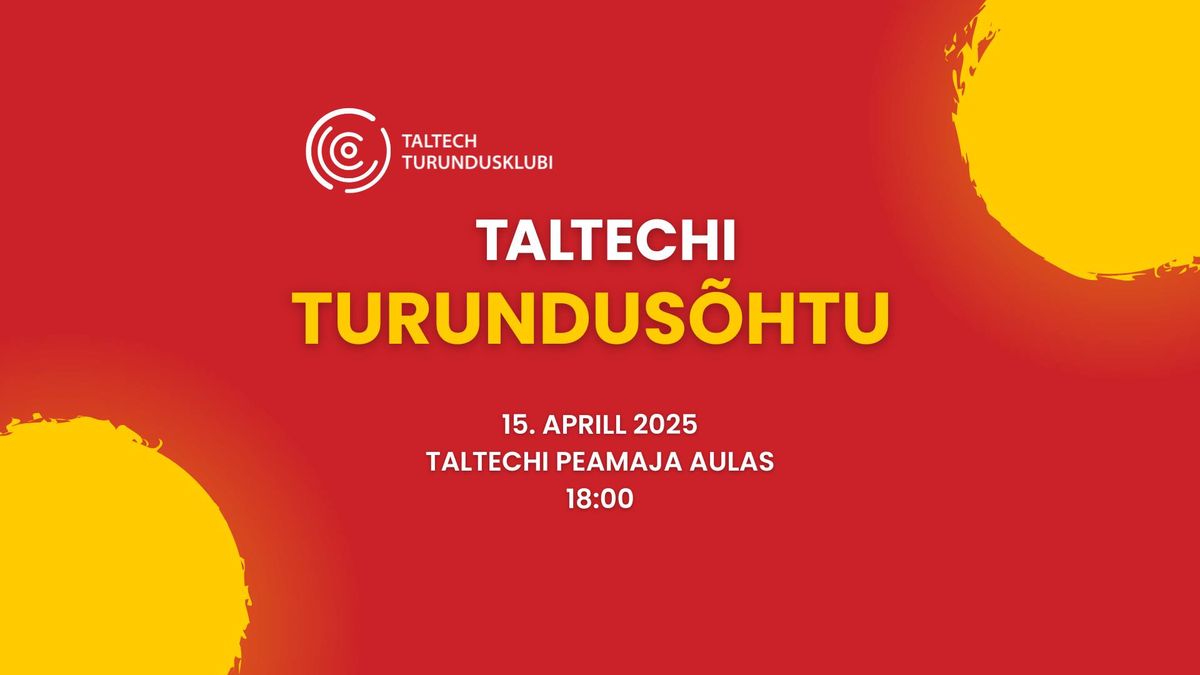 TalTechi Turundus\u00f5htu 2025