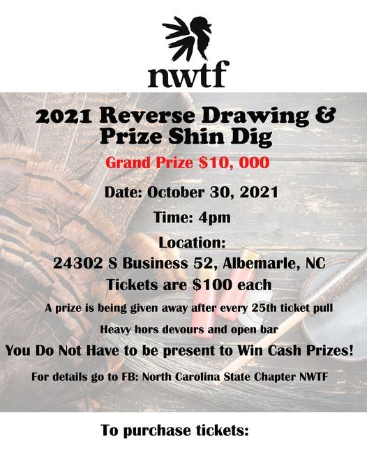 Reverse Drawing and Prize Shin Dig!, American Legion Post 76, Albemarle ...