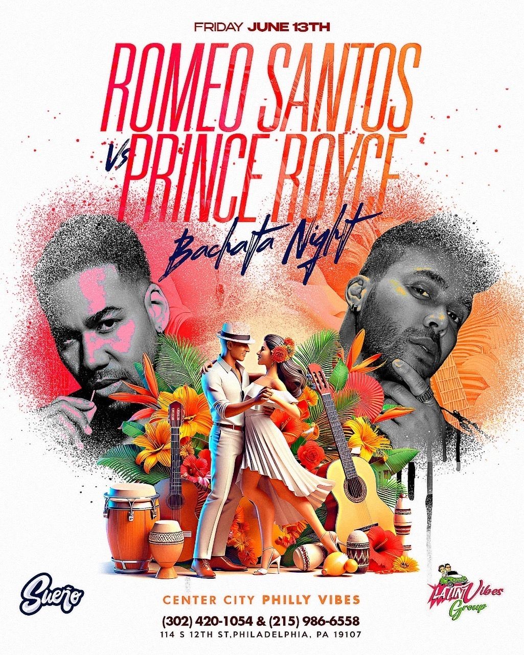 Romeo Santos and Prince Royce at Scotiabank Arena