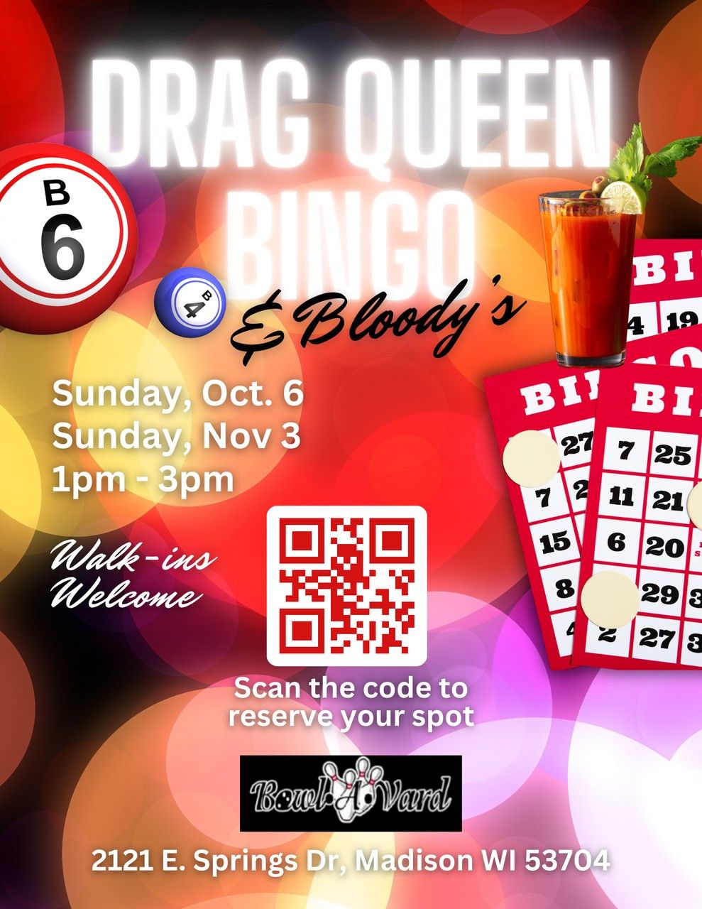 DRAG BINGO @ Bowl A Vard with Cynthia Mooseknuckle