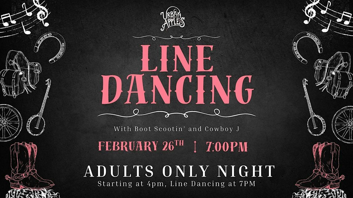 February Line Dancing at Urban Apples