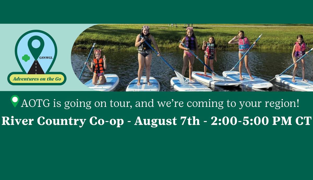 Adventures on the Go Tour | River Country Co-op Stop | Cadott, WI | FREE